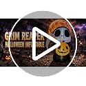 4 ft Halloween Inflatable Grim Reaper & Pumpkin Yard Decoration Outdoor Decor
