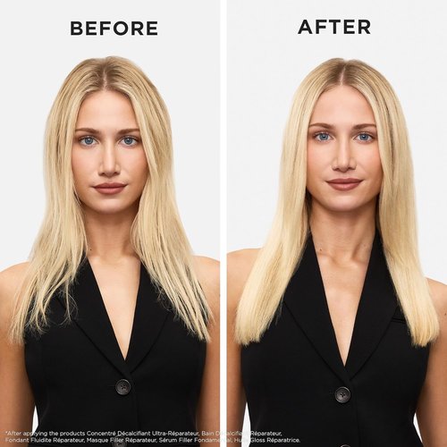 Kerastase Première Bain Décalcifiant Shampoo & Refill Pouch - Gently Cleanses & Repairs Damaged Hair, 16.9 Fl Oz
