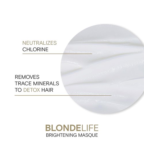 Joico Blonde Life Brightening Masque - Instant Hydration for Blonde Hair | Sulfate-Free & Detoxifying