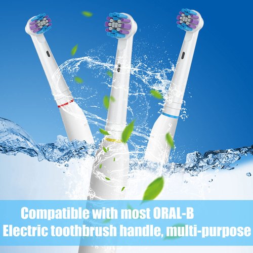 Toothbrush Replacement Heads Compatible with Oral B Braun，Pack of 16 Professional Electric Toothbrush Heads for Oral-B 7000/Pro 1000/9600/ 5000/3000/8000 Electric Toothbrush