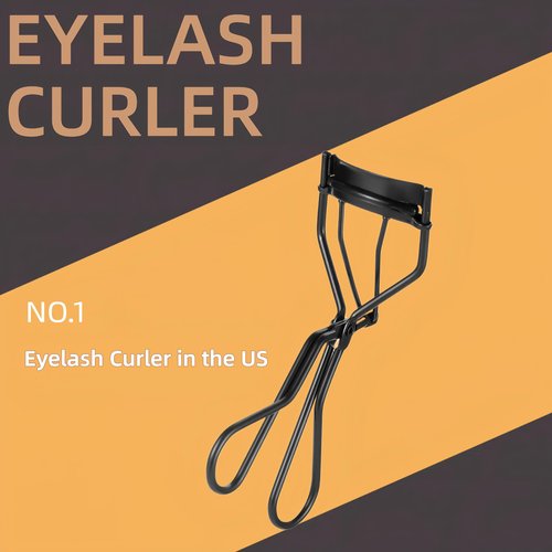 Acavado Professional Eyelash Curler with Lash Comb – Award-Winning Design – Pinch-Free, Effortless Curl for a Lash-Lift Effect in Seconds, Perfect for Home or Travel, Grey Black