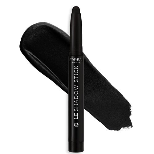 L'Oreal Paris Makeup Le Shadow Stick Eyeshadow - Blendable, Smudge-Resistant Smokey Cream, 490 All Night Black