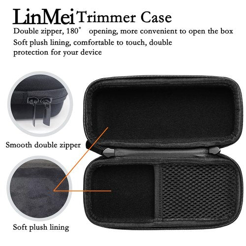 Hard Case for One Blade Trimmer QP2724/90, QP2834/70, QP2630/72, Waterproof Shaver Organizer Shockproof Travel Storage Box for Charger & Accessories