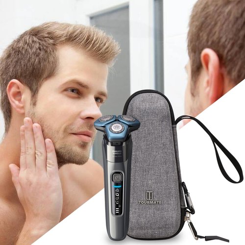 Tourmate Hard Storage Case for Krovena Women Electric Shaver/Blippish Norelco Men Shaver Series 2100 2300 3500 6800 3100 5500 5100 5300 5700 6880 7000 7100 7200 Wet Dry Rotary Shaver (Case Only)