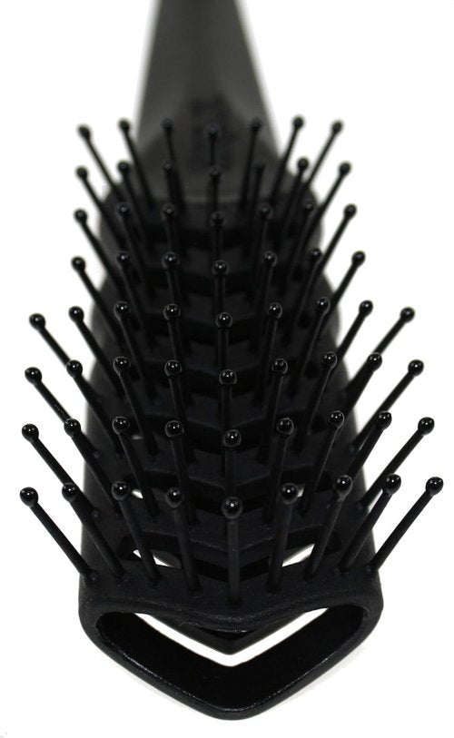Denman D100 Flexible Vent Brush - Ideal Styling Tool for Curly, Thick, and Straight Hair | Black