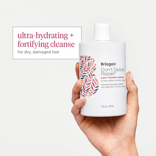 Briogeo Don't Despair, Repair! Super Moisture Shampoo - Moisturizing Argan Oil Formula for Dry, Damaged Hair | Sulfate-Free & Vegan