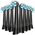 iO Replacement Heads Compatible with Oral b iO 2/3/4/5/6/7/8/9/10 Series Electric Toothbrush,Toothbrush Heads with Medium-Hard Bristles for Plaque Removal & Teeth Care,Black