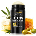 NIFEISHI Organic Beef Tallow for Skin, 100% Grass Fed Beef Tallow and Honey Balm Stick for Face and Body, Tallow face Moisturizer for Dry and Sensitive Skin, Natural Formula - 2.6 FLoz