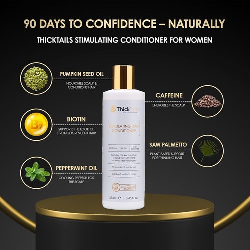 ThickTails Hair Growth Conditioner - Biotin & Caffeine Formula for Thinning Hair | 8.45 fl oz