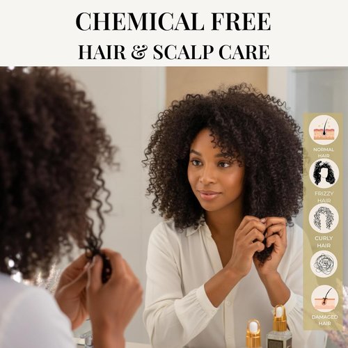 Revatology Botanical Hair & Scalp Serum - Daily Leave-In for Hair Growth & Scalp Conditioning | 12 Oils & 18 Herbal Extracts