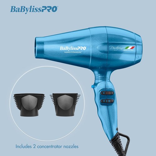BaBylissPRO Nano Titanium Hair Dryer - Professional 2000 Watt for Fast Drying & Styling