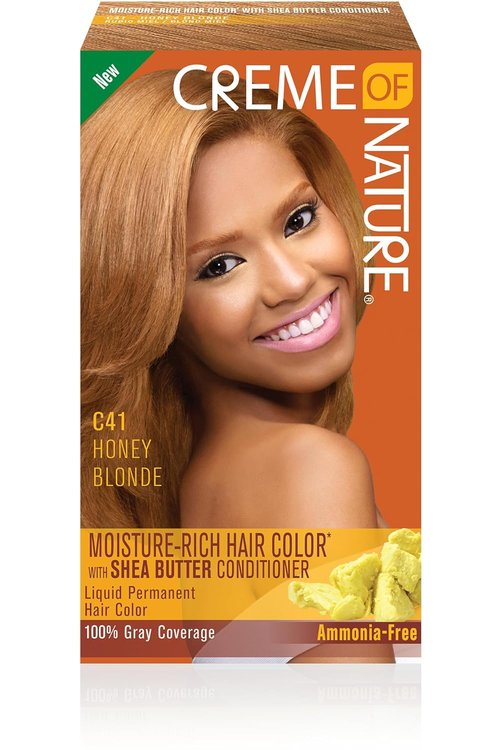 Creme of Nature Hair Color Kit - Moisture Rich C41 Honey Blonde | 1 Application