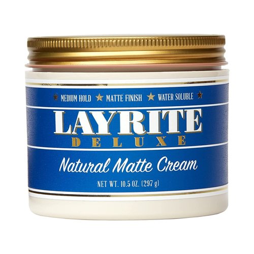 Layrite Natural Matte Cream - 10.5 Oz | Achieve Effortless Style with a Non-Greasy Finish