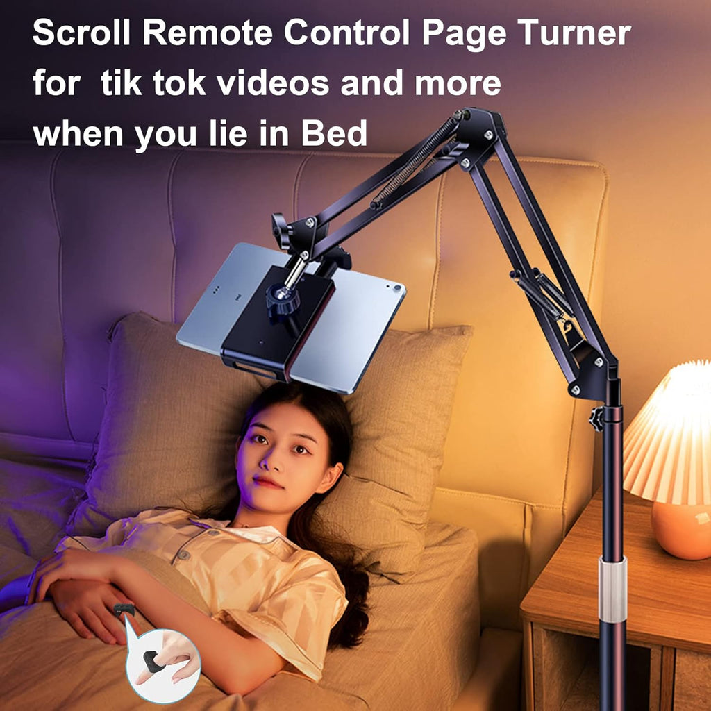 TIK Tok Bluetooth Remote Control - Page Turner & Camera Shutter for iPhone/Android | Black