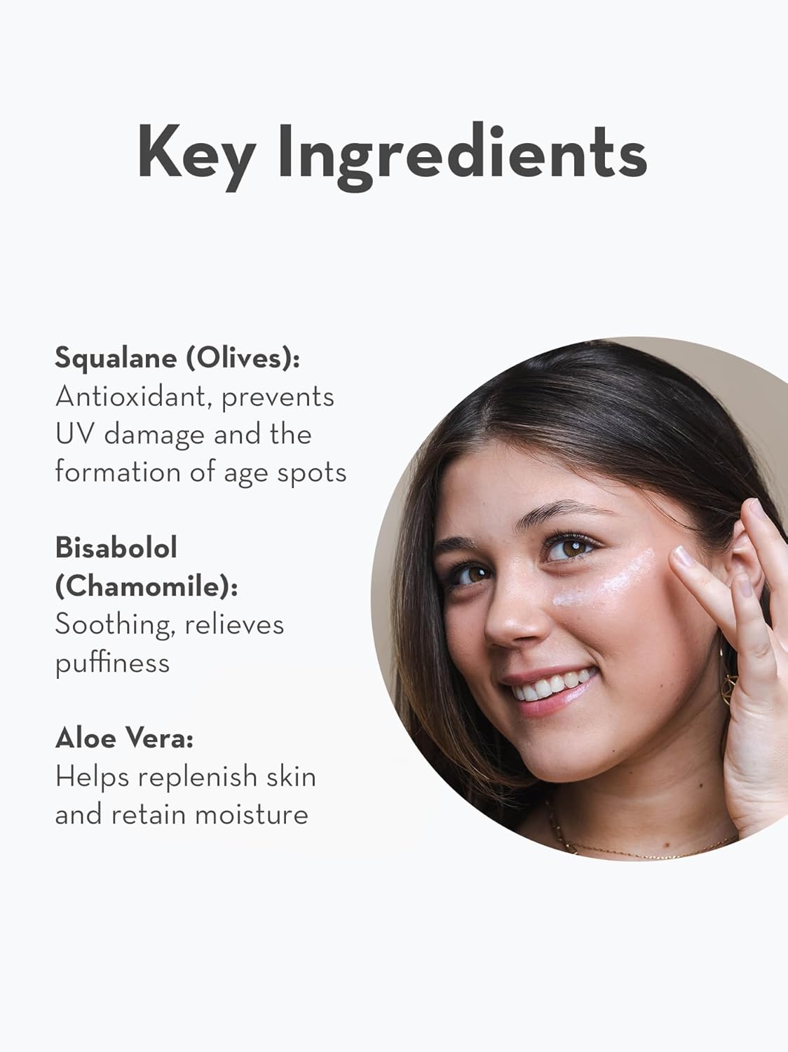 SONAGE Luster Eye Cream - Vegan Collagen Formula for Dark Circles, Wrinkles & Puffiness