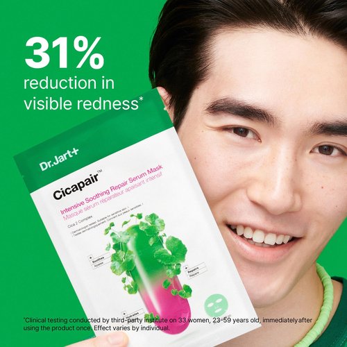 Dr.Jart+ Hydrating Face Mask Value Set - 4 Soothing Korean Masks for Radiant Skin