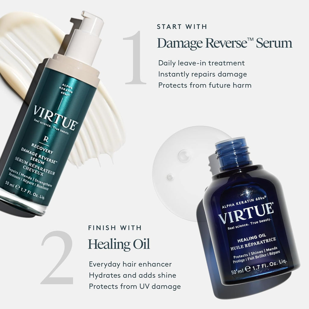 VIRTUE Healing Oil - Nourishing Treatment for Healthy Hair | 1.7 Fl Oz