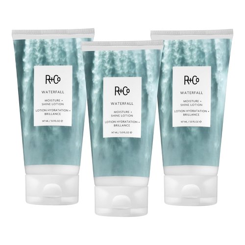 R+Co WATERFALL Moisture + Shine Lotion - Lightweight Hydration & Frizz Control for All Hair Types