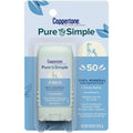 Coppertone Pure And Simple Mineral Sunscreen Stick SPF 50 - Water Resistant, Hypoallergenic | 0.49 oz
