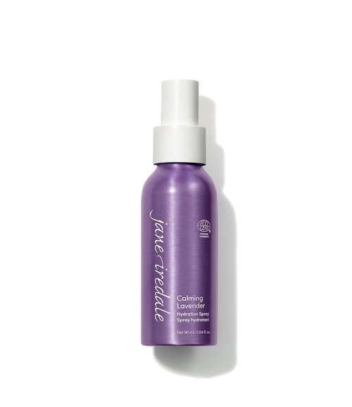 Jane Iredale Calming Lavender Hydration Spray - Natural Moisture-Locking Facial Mist for Soothing Redness & Makeup Setting | Vegan, Gluten-Free
