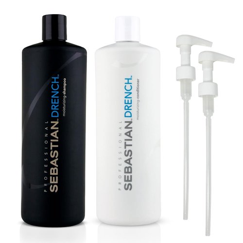 Sebastian Professional Drench Shampoo & Conditioner Duo Set - Intense Hydration | 33.8 Fl Oz Bottles