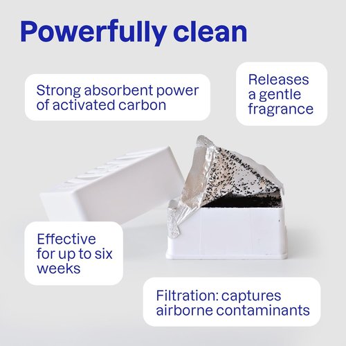 ATTITUDE Odor Eliminator - Plant-Based Air Purifier with Activated Carbon | Lavender & Eucalyptus, 8 Oz