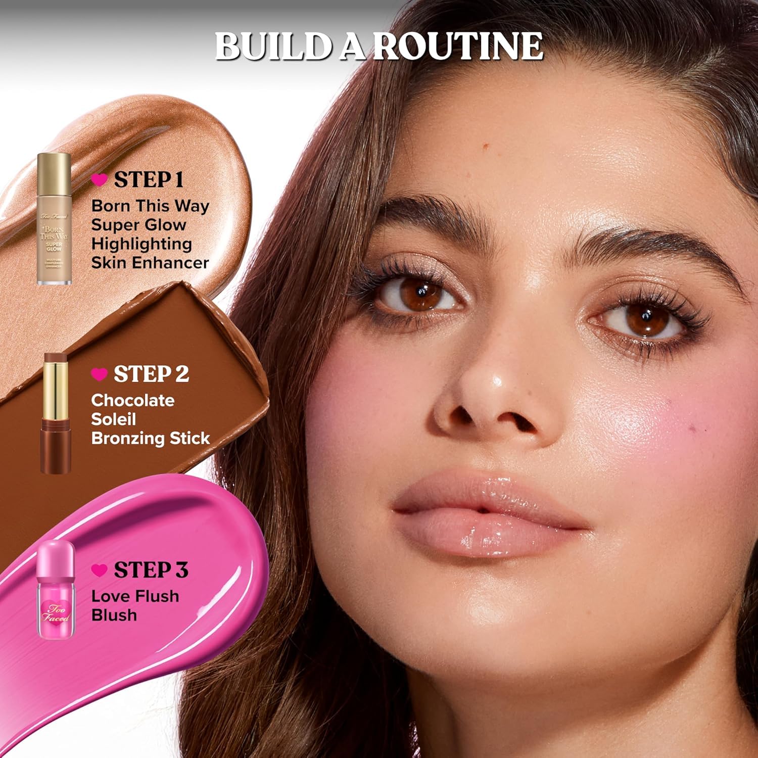 Too Faced Love Flush Blush - Glowing Liquid Blush for a Luminous Finish | Blendable, Natural Color
