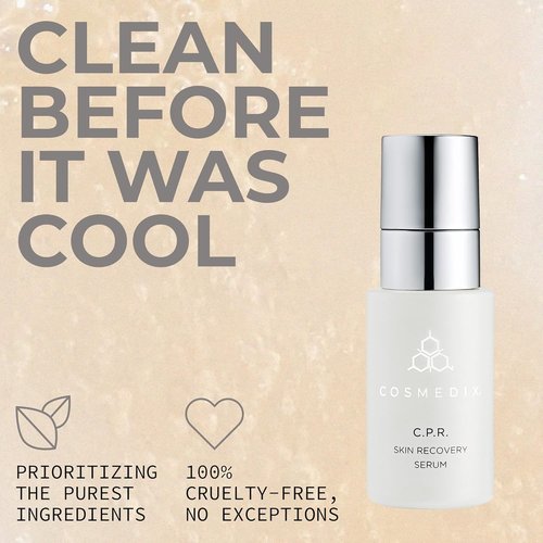 COSMEDIX CPR Skin Recovery Face Serum - Hydrating & Firming for Fine Lines & Redness | Daily Skincare for Sensitive Skin