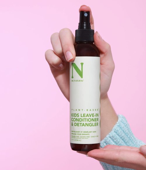 Dr. Natural Kids Leave-In Conditioner - Hydrating Coconut Oil & Shea Butter Detangler Spray - 6.7 oz