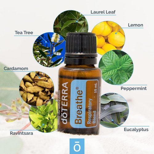doTERRA - Breathe Essential Oil Respiratory Blend for Clear Breathing - 15 ml