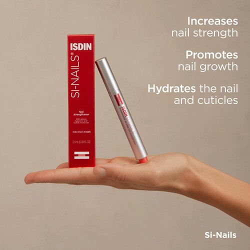 ISDIN Si-Nails - Nail Strengthening Serum with Cationic Hyaluronic Acid | 0.08 FL OZ for Enhanced Durability