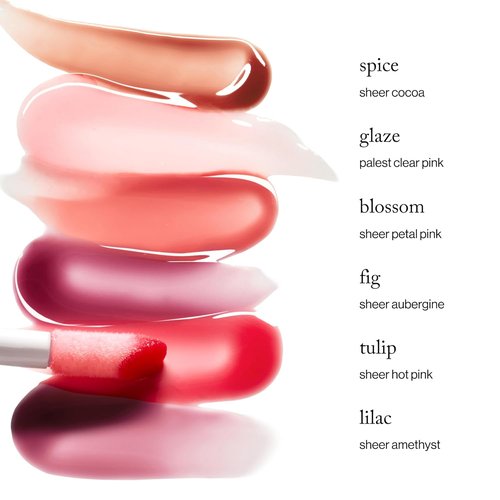 Goop Beauty Hydra-Barrier Gel Gloss - Hydrating Lip Gloss with Hyaluronic Acid & Vitamin E | Sheer Petal Pink - 0.13 oz