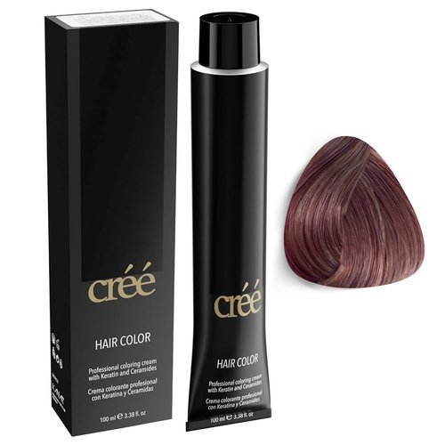 Cree Professional Permanent Hair Color - Light Moka Blond | Long-Lasting Gray Coverage - 100ml