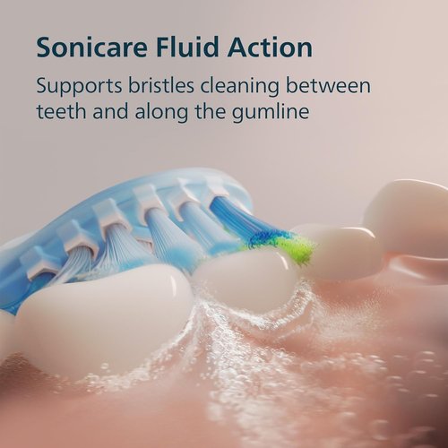 Philips Sonicare 5900 Series Electric Toothbrush - Advanced Sonic Technology, Pressure Sensor, 6 Settings | Navy Blue, Model HX7133/02