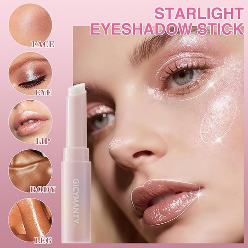 Skiennix Jelly Eye Shadow Stick - Long Lasting Shimmer Eyeliner & Brightener Pencil | Versatile Crayon
