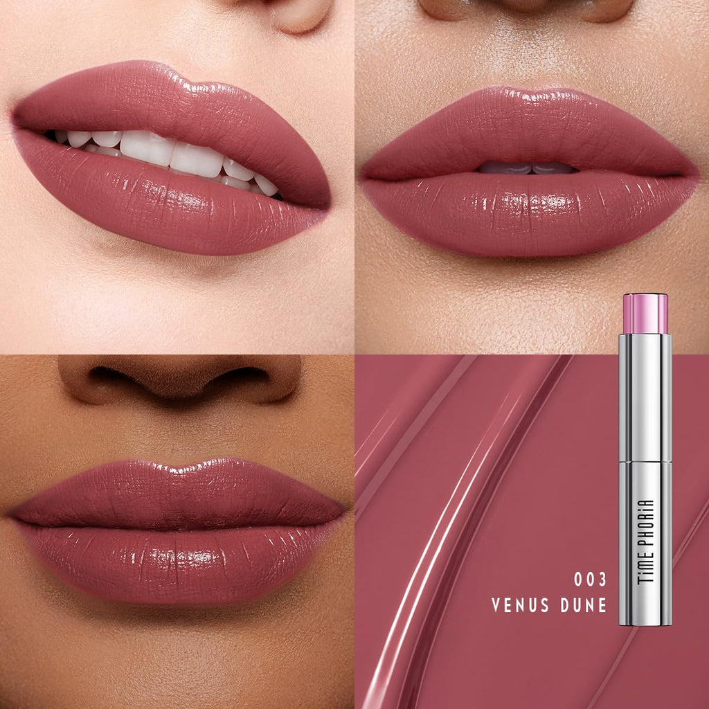 Spectra Ultra Stay Lip Vinyl 003 Venus Dune - Dusty Rose, Long-Lasting, High Coverage, Kiss-Proof Finish