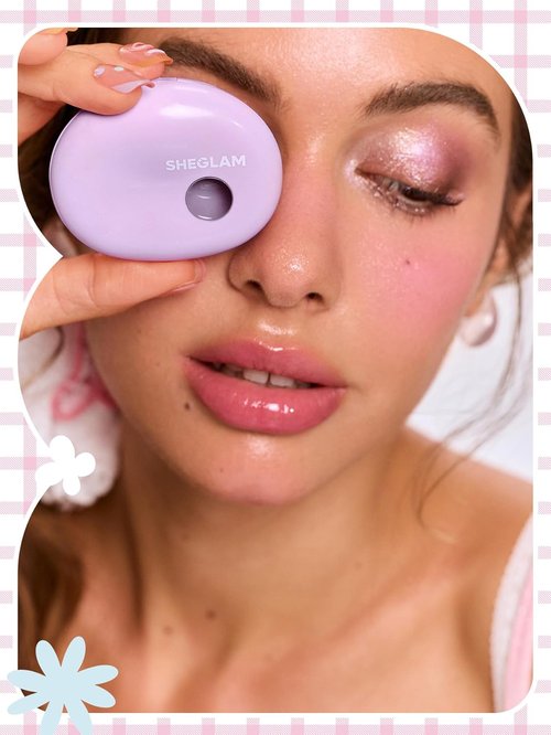 SheGlam Bubble Glow Blush Bar - Silky Shimmer Blush Makeup for Radiant Cheeks