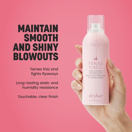 Drybar Final Call Frizz Control Mist - Tame Flyaways & Fight Frizz for Smooth, Shiny Hair | 24-Hour Hold