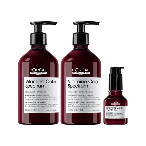 L'Oréal Professionnel Paris Vitamino Color Shampoo & Conditioner Set | Ultra Shine & Color Protection