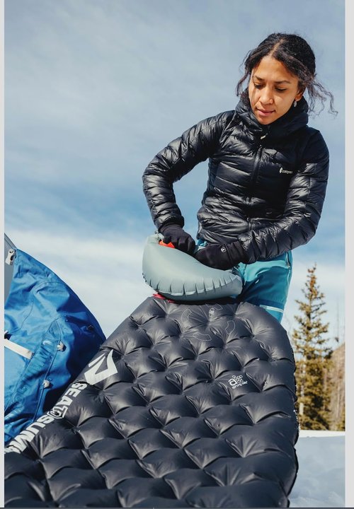 Sea to Summit Ether Light XT Sleeping Pad - Extreme Cold-Weather Insulation | Regular Size (72 x 21.5 x 4 inches)