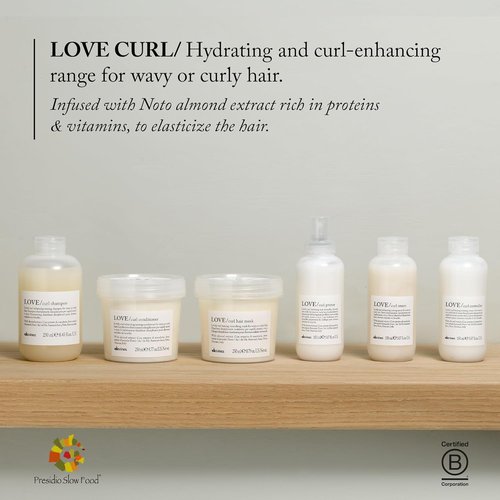 Davines LOVE Curl Conditioner - Enhance Curly & Wavy Hair | Weightless Volume & Softness