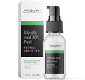 YEOUTH Glycolic Acid Peel - At-Home Chemical Exfoliator with 30% AHA & Retinol | Refresh & Smooth Skin 1oz