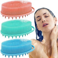 Soft Exfoliating Body Bath Shower Scrubber - Silicone Body Brush, 3 Pack for Kids and Adults with All Kinds of Skin