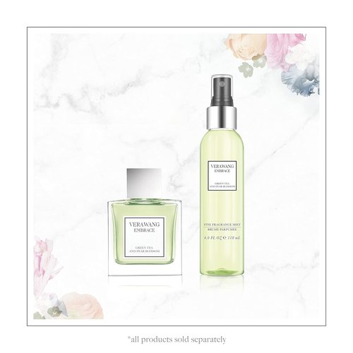 Vera Wang Embrace Eau de Toilette Spray - Green Tea & Pear Blossom, 1 Fl Oz | Elegant Women's Fragrance