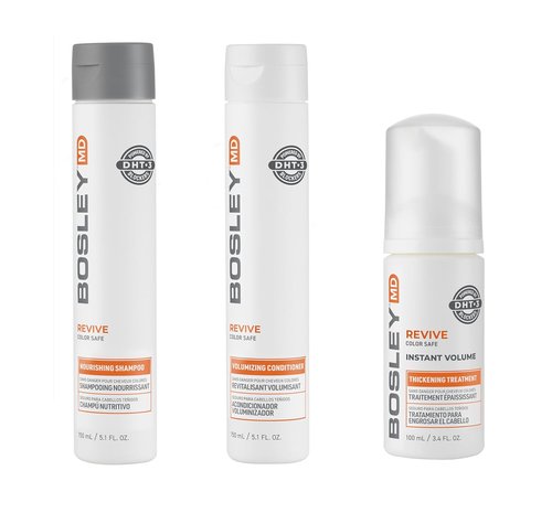 BosleyMD BosRevive Hair Care Kit - Color-Safe Solution for Thinning Hair | 30-Day Starter Size with Biotin & Botanical Extracts