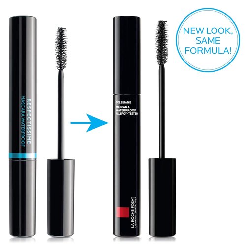 La Roche-Posay Toleriane Waterproof Mascara - Long-Lasting Volume & Length | Allergy-Tested, Black