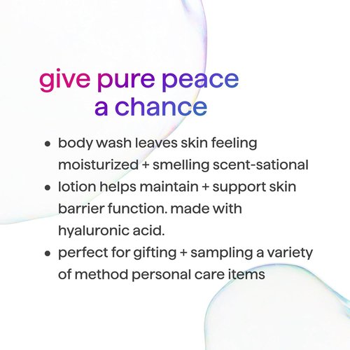 Method Body Wash & Lotion Gift Set - Pure Peace | 18oz & 14oz Hydrating Essentials