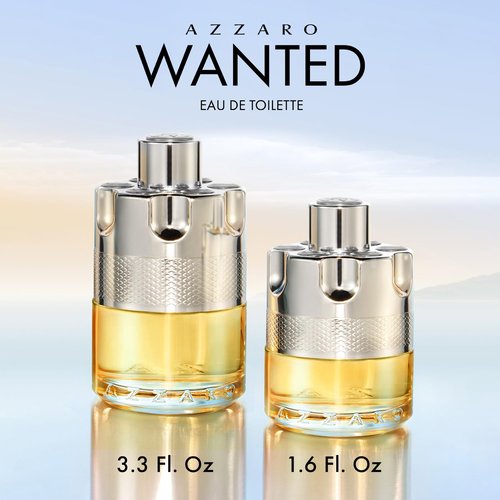 Azzaro Wanted Eau de Toilette - Vibrant Men's Cologne - Woody Citrus & Spicy Fragrance - Fresh Cardamom & Lemon Notes