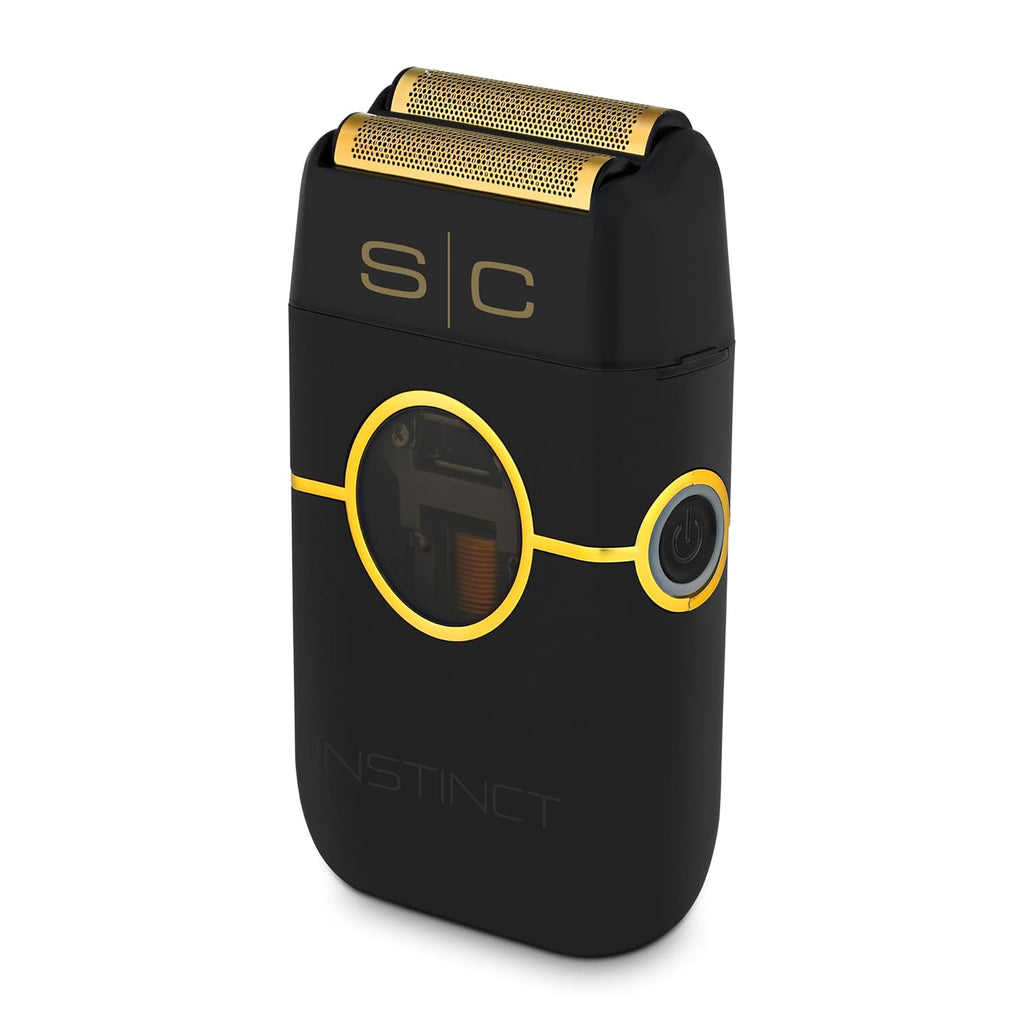 StyleCraft Instinct Metal Cordless Double Foil Shaver - IN2 Vector Motor & USB-C Rechargeable