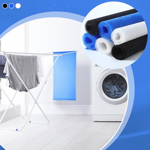 Tatuo 12 Pack 36 Inch Exfoliating Bath Cloth Towel African Net Sponge Extra Long Nylon Korean Bath Towel Japanese Shower Cleaning Sponges for Back Body(White, Black, Dark Blue)